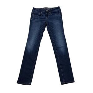 American Eagle Skinny Jeans Size 00 Y2K